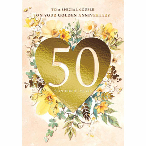 Picture of 50TH GOLDEN ANNIVERSARY CARD
